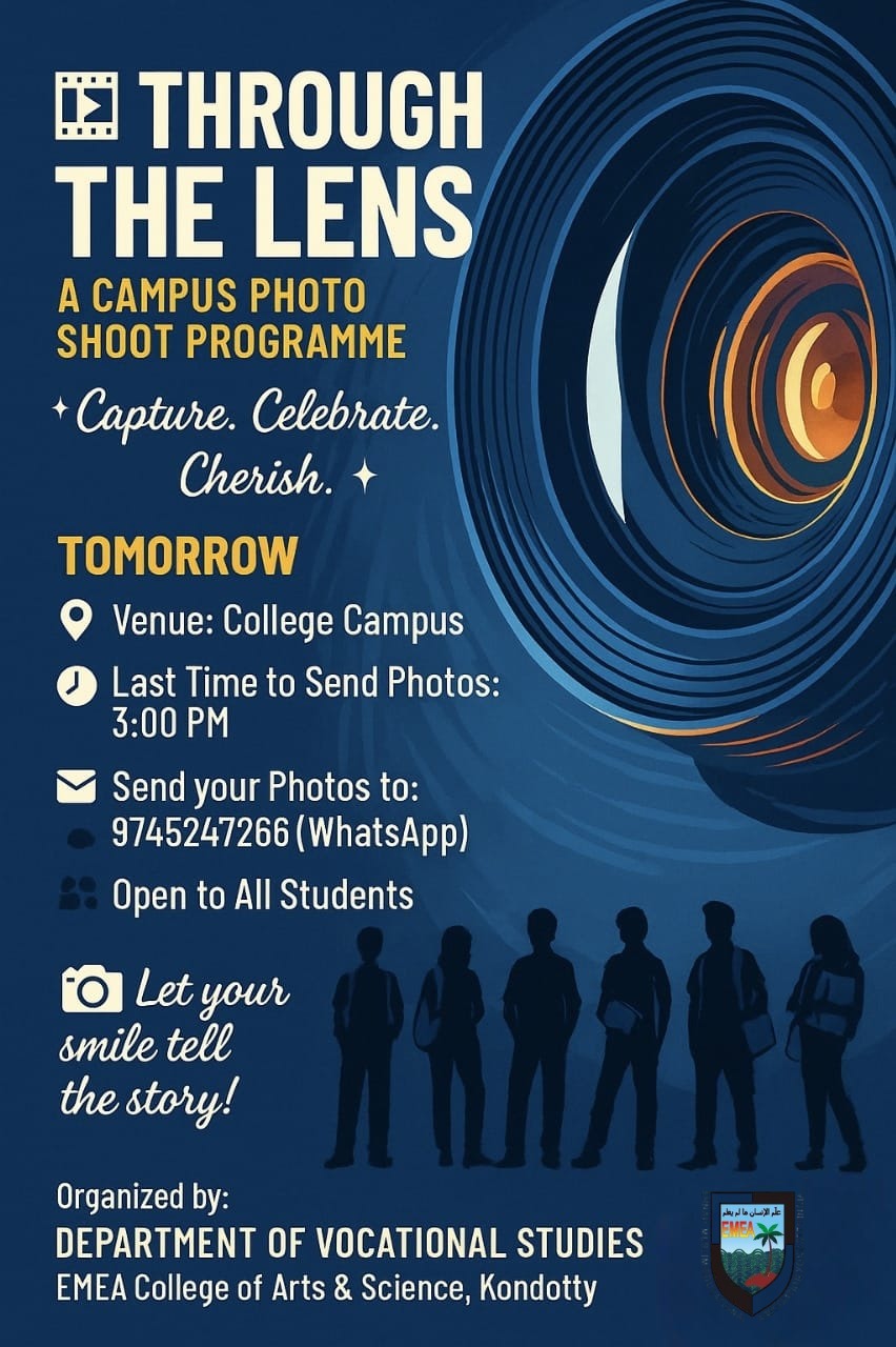 Through the Lens” – Photo Shoot Programme
