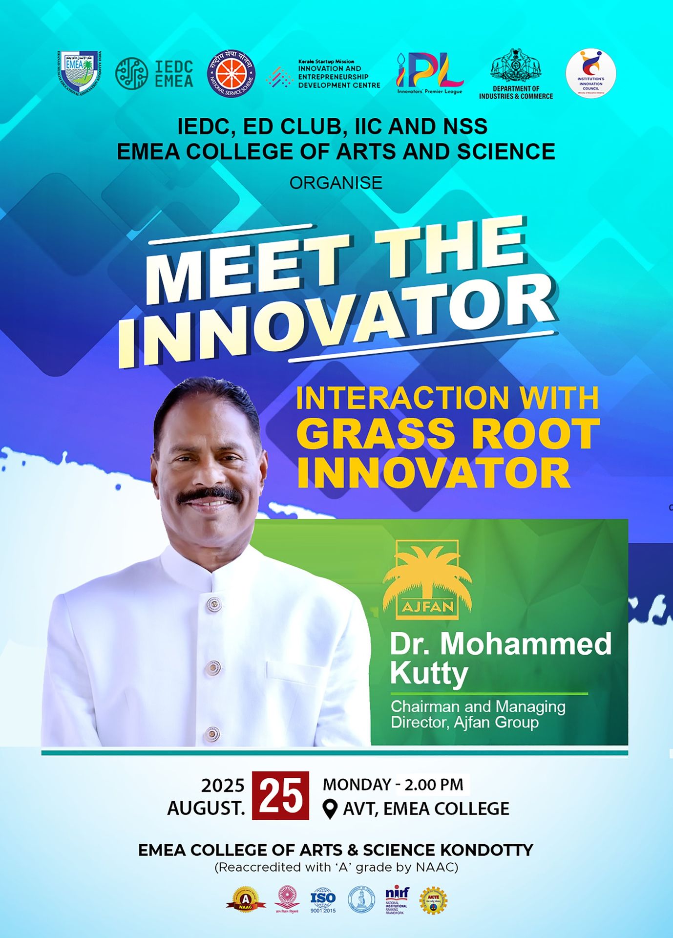 Meet the Innovator – Interaction with Grass Root Innovator