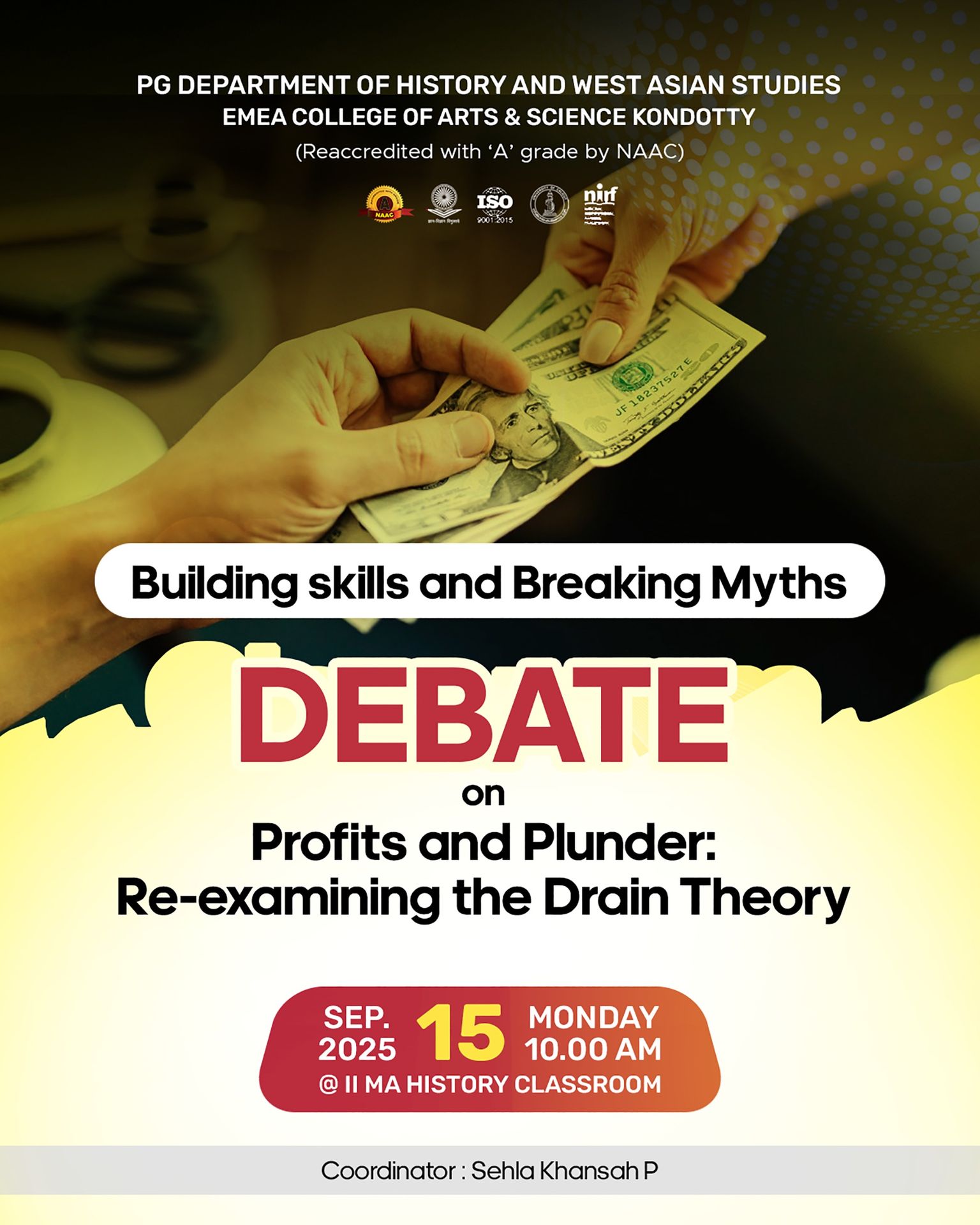Building Skills and Breaking Myths: Profits and Plunder – Re-examining the Drain Theory.