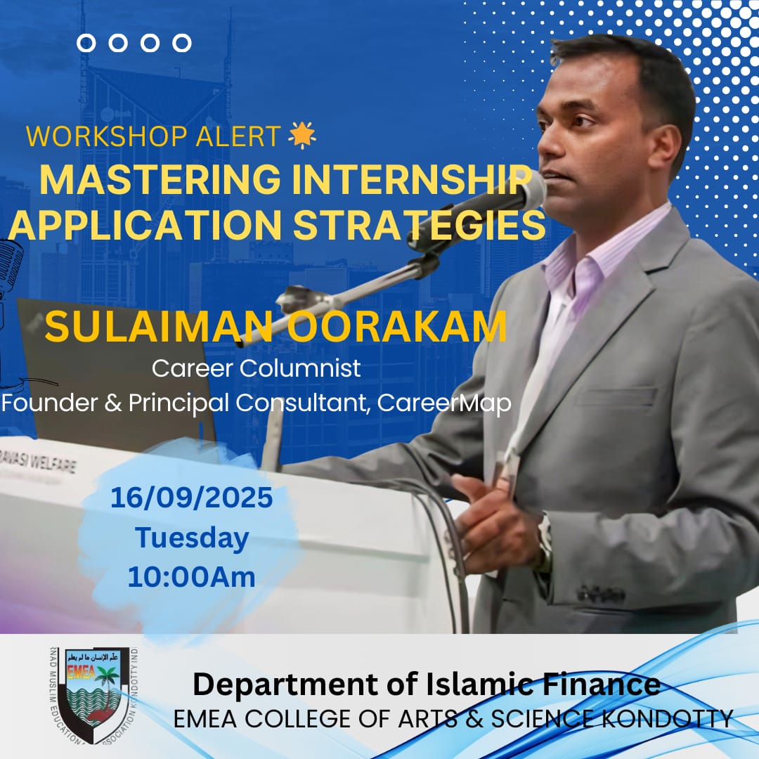 Workshop on Mastering Internship Application Strategies