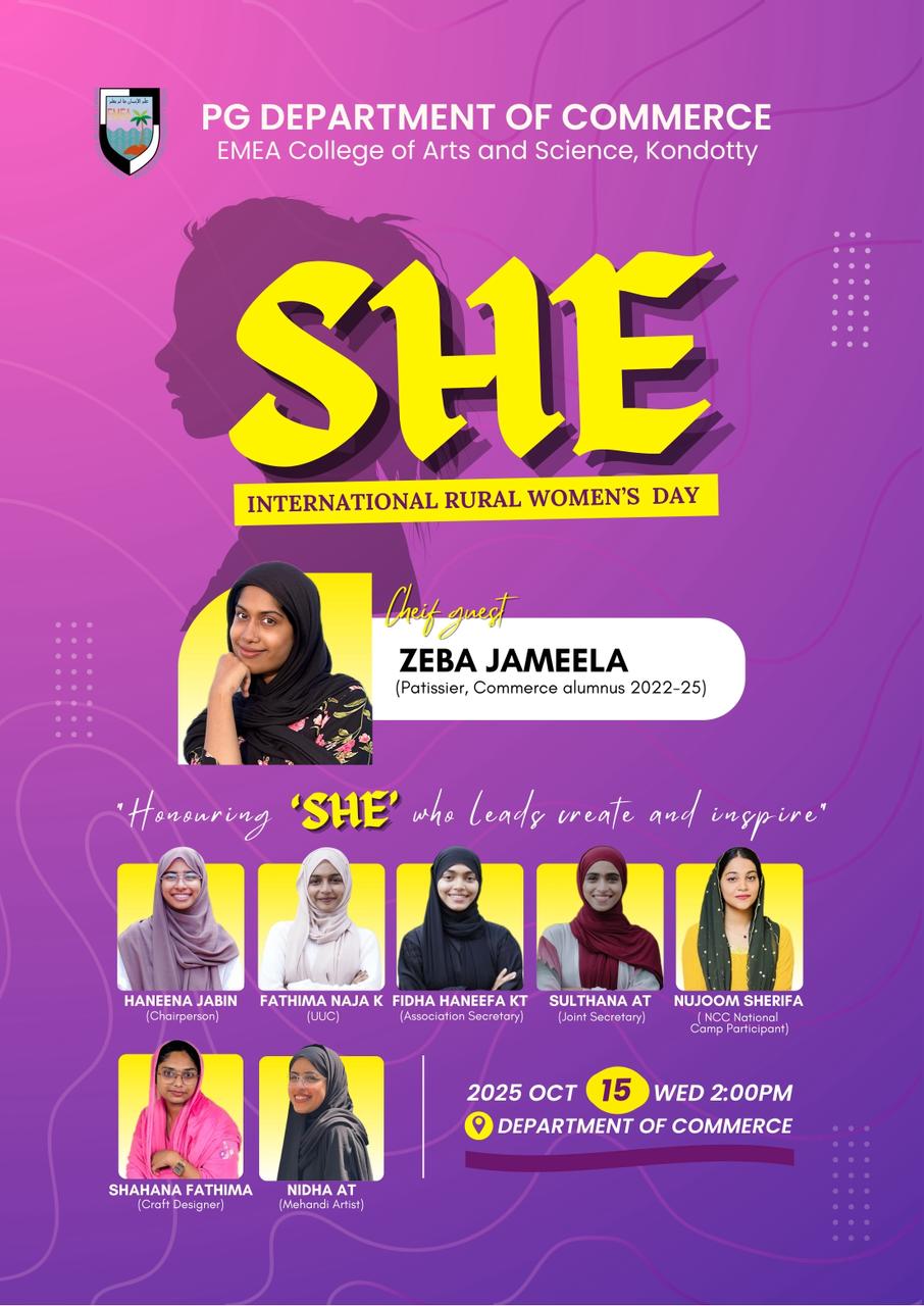 💫 SHE – International Rural Women’s Day 💫