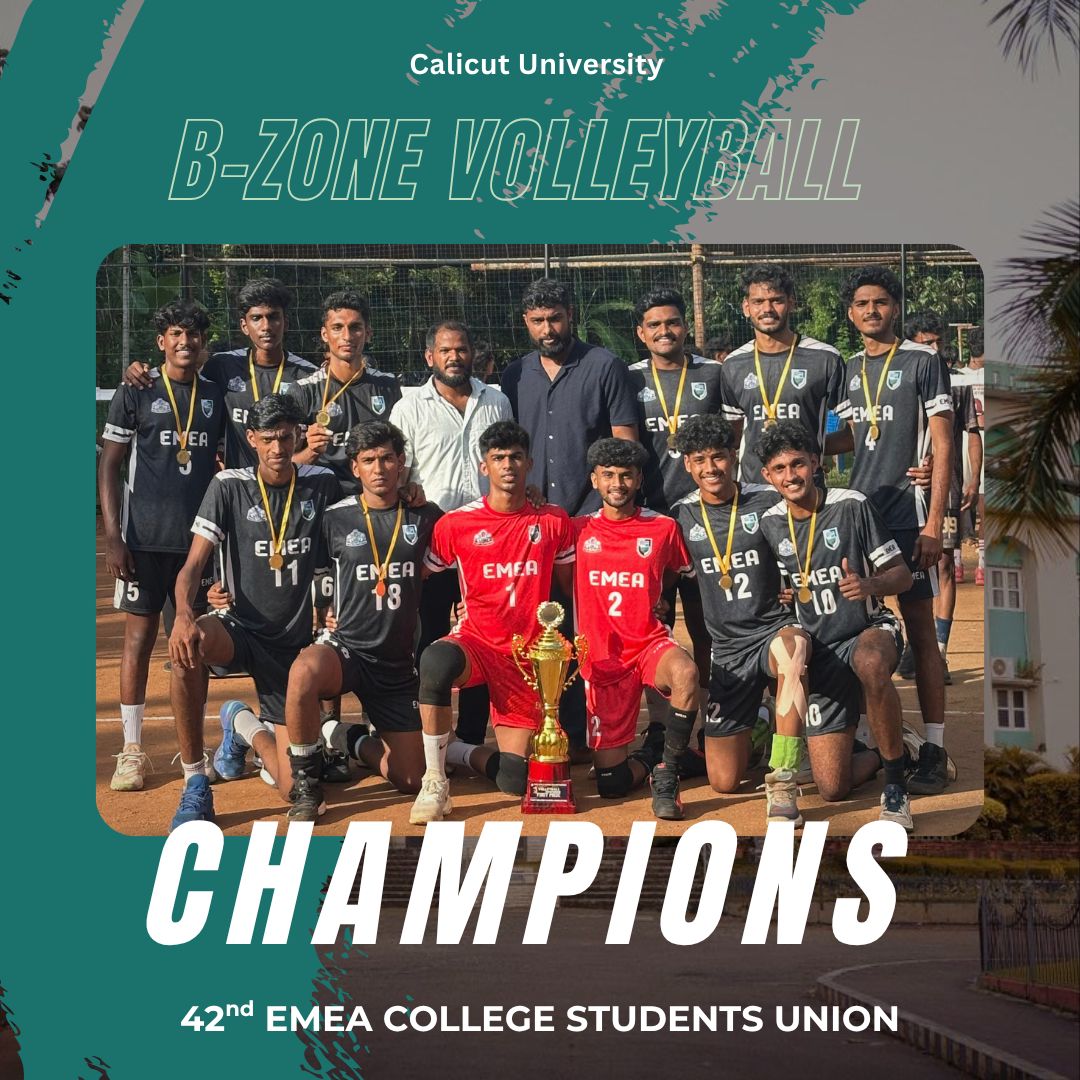 🏆 EMEA College Emerges as B-Zone Volleyball Champions!