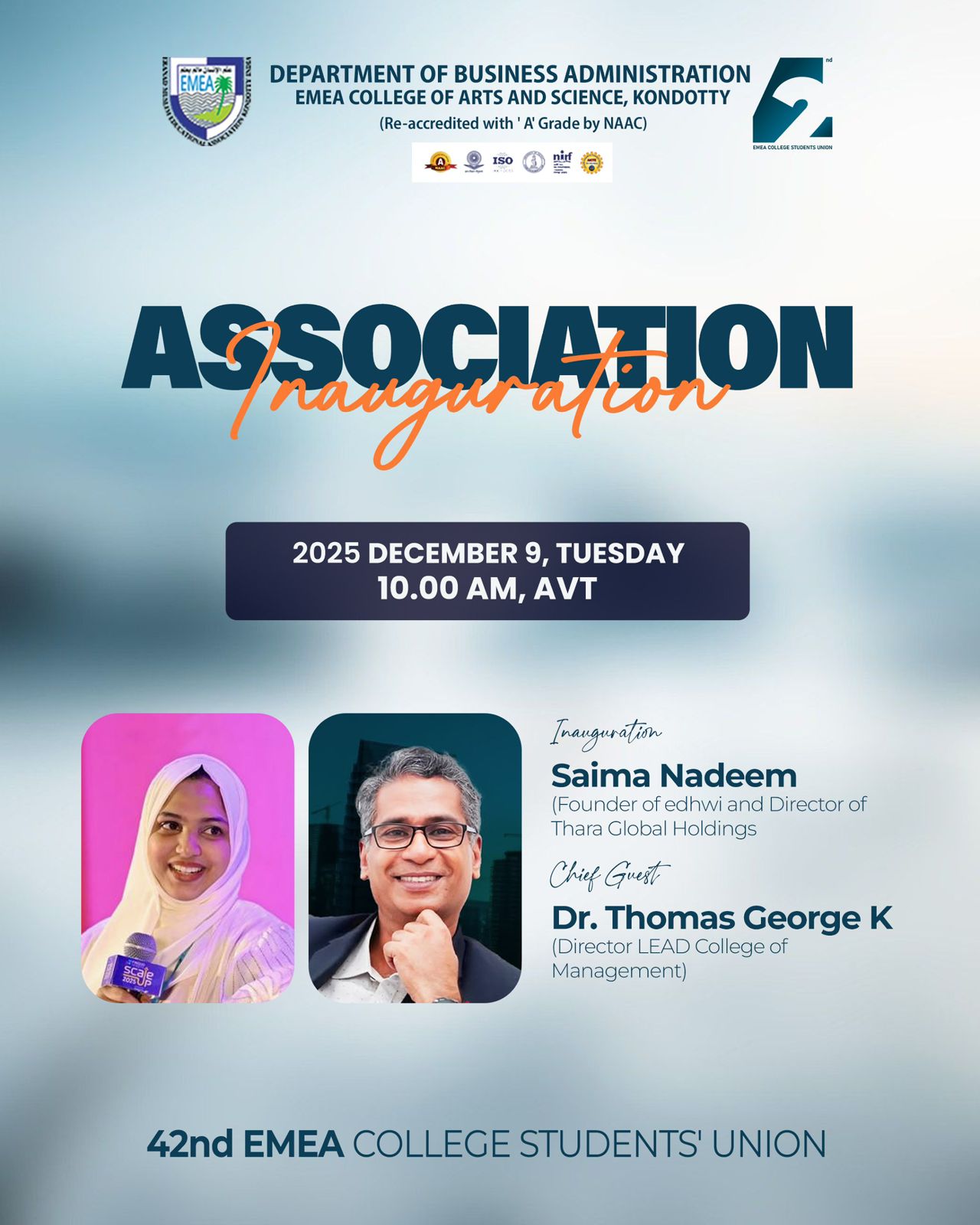 Business Administration Association Inauguration